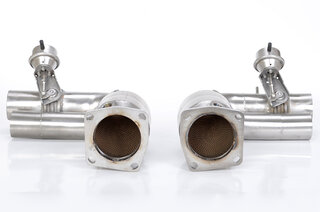 Silencieux sport "Brombacher" pour 991 turbo à clapets avec cata. HD sport 200 cellules (export)