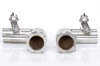 Silencieux sport "Brombacher" pour 991 turbo à clapets avec cata. HD sport 200 cellules (export)
