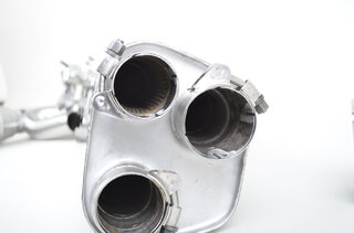 Silencieux sport "Brombacher" pour 991 turbo à clapets avec cata. HD sport 200 cellules (export)