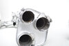 Silencieux sport "Brombacher" pour 991 turbo à clapets avec cata. HD sport 200 cellules (export)