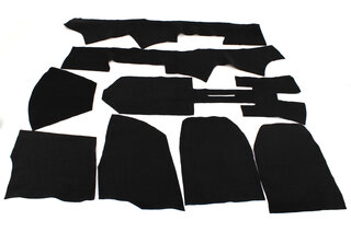 Carpet Set 911 1970-73 - RS 2.7 L 1973 Lightweight - Black - Lightweight Felt - 3.3 lbs. (1.5 kg)