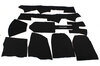 Carpet Set 911 1970-73 - RS 2.7 L 1973 Lightweight - Black - Lightweight Felt - 3.3 lbs. (1.5 kg)