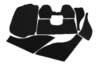 Carpet Set 911 1970-73 - RS 2.7 L 1973 Lightweight - Black - Lightweight Felt - 3.3 lbs. (1.5 kg)