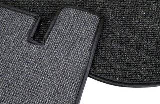 Jeu tapis complet coupé 68-73 noir en moquette bouclée