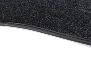Teppichsatz komplett Targa 66-73 schwarz Zellstoff-Velour