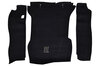 Trunk Carpet Set 911 1968-73 LWB - Black - Knitted Velour (Strick Velour)