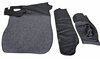 Teppichsatz Kofferraum 87-89 Velour schwarz - ohne Intensivreinigungsanlage