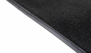 Teppichsatz Kofferraum 87-89 Velour schwarz - ohne Intensivreinigungsanlage