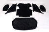 Carpet 964 / 993 - Rear - Black - from the Rennsport Models