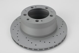 Rear Sport Brake Disc 964 C2 / C4 Narrow Body - 298 x 24 mm - Drilled - Not for MO30 Suspension