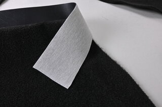 Teppichsatz "RS" 74-86 schwarz (Filz) OHNE Fussmatten