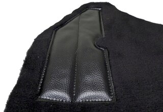 Carpet Set 911 / 930 Coupe  1987-89 - Complete - Black - Feintuft Velour
