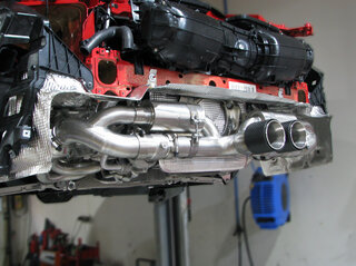 Klappen-Powerkit "Light" 200 Zellen/ ohne OPF, mit Anschluss Temp/Differenzdruck - 992 GT3/RS