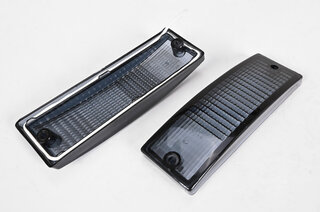 Frontblinkerglas Satz Schwarz (2Stk) 911 74-89