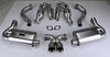 Klappen-Abgasanlage "BROMBACHER" 981 Cayman / Boxster Edelstahl , 200 Zeller "HD" 2x90mm Endrohre