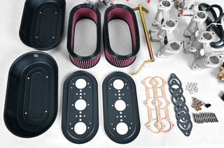 Vergaser-Kit PMO IDA 46 mit Filter und Anbauteilen