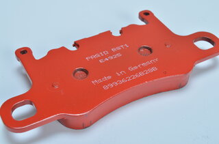 Racing Brake Pad Set - PAGID - RST1 - RED - REAR - Steel Brakes - 18 mm - 4925 RST 1
