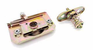 Latch 911 / 964 / 965 / 959 - Upper and Lower - for Rear Deck Lid - Gold Galvanized