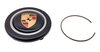 Horn Button with Crest (OEM) - Silver Ring