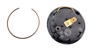 Horn Button with Crest (OEM) - Silver Ring
