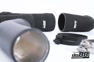 Porsche 992 Turbocharged do88 Reinforced Pressure Hose + Pipe Set | OE Intercooler Compatible