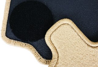 Genuine Floor Mat Set 996 Coupe/ Cabrio - Savanna Beige - With Logo - Left Hand Drive