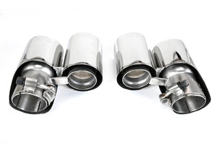 Exhaust Tip Set 991.1 - Brombacher Edition - Polished Stainless - For BES 991 150 00SKR