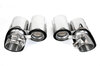 Exhaust Tip Set 991.1 - Brombacher Edition - Polished Stainless - For BES 991 150 00SKR