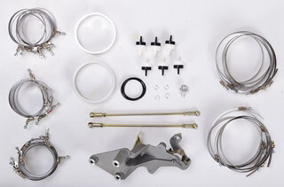 RSR Style Individual Throttle Body Kit 964 / 993 - Magnesium - for Alpha N Potentiometer - Race