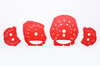 Instrument Face Set 991.2 GT3 - Guards Red - Manual - KPH - Celsius
