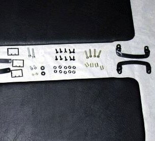 Jeu habillages de portes 911/ 930 1974-89, 73 RS légère cuir noir