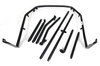 Heigo Roll Bar 997.1 / 997.2 Coupe - Steel - Without Sunroof - Bolt-in - X Diag. + Tunnel + Har. Bar