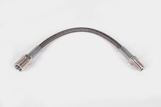 Clutch Hose 993 Turbo - Stainless Steel - 13.2 inch (33.5 cm) - Brass Connections