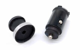 USB Adapter (USB A und C) für Zigarettenanzünder 911/ 912 (1965-68) - Alu Poliert