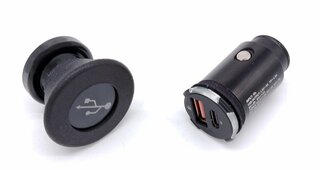 Adaptateur USB (USB A et C) 911/930 (1974-86) base noire