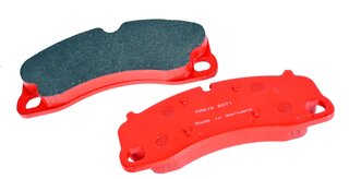 Racing Brake Pad Set - PAGID - RST1 - RED - FRONT - Steel Brakes - 16.6 mm - 4924 RST 1