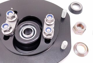 FVD Complete Monoball Camber Plate Set | 993 All Models | Front + Rear | For Coilover Suspension