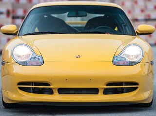 Frontspoiler -GT3-Look- GFK- mit Gitter schwarz