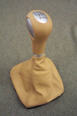 Gearshift knob sanbeige 6 Gear 04-