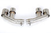Jeu sorties "Brombacher" 991 turbo (4 x 90/88mm)