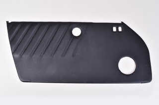 Door Panel 911  1977-83 - Leatherette - Left - Black - Quilted / Stitched Original Look