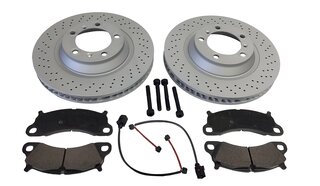 Front Brake Service Kit 991.1 C2S / C4S / GTS 2 / GTS 4 - For Steel Brakes - With Discs