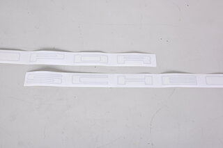 Schriftzug Porsche hinten Silber