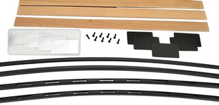 Dachgepäckträger Schwarz - 911 / 912 / 964 / 993 (1965 - 1998) - inkl. Holzbretter