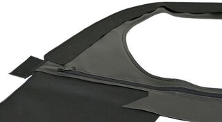 Habillage capote cabrio 911/964  86-94 complète 2 parties noires inclus lunette PVC