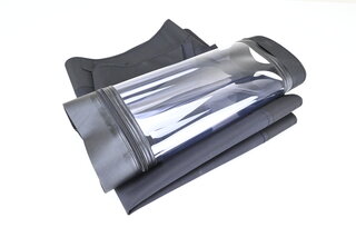 Habillage capote cabrio 911/964  86-94 complète 2 parties noires inclus lunette PVC