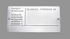ID Plate - for Vehicle Identification