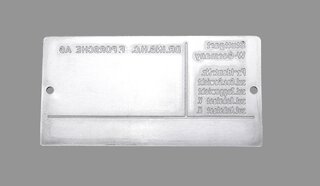 ID Plate - for Vehicle Identification