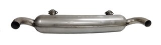 Sport Muffler 911 - stainless steel - 2 x Ø 70 mm Endtips