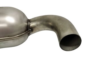 Sport Muffler 911 - stainless steel - 2 x Ø 70 mm Endtips